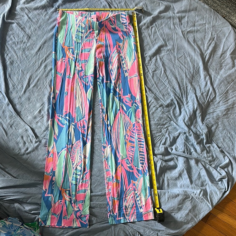 Lilly Pulitzer Georgia May palazzo stretch pants size XS